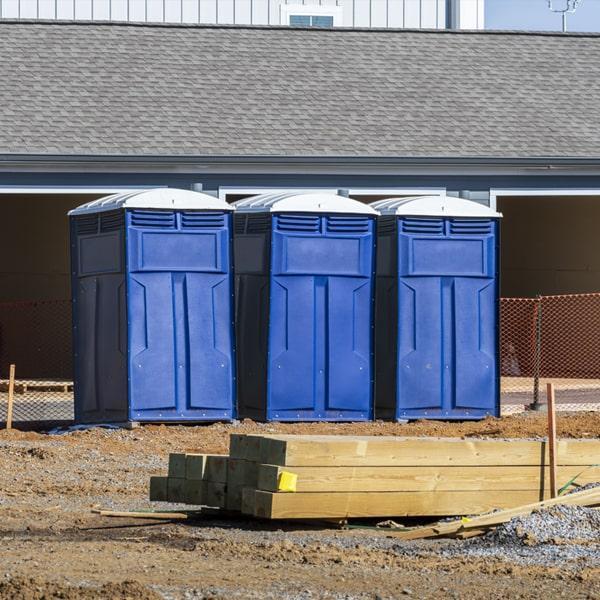 Heavy-duty construction site porta potty in Vero Beach, Florida